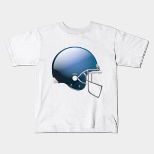 Original Football Helmet In Navy Color Kids T-Shirt